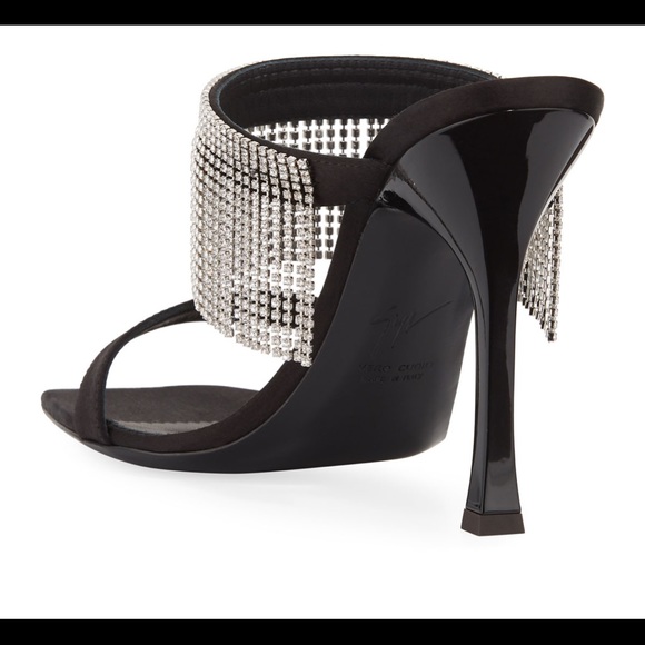 giuseppe zanotti NIB Swarovski crystal fringe heel - Picture 6 of 16
